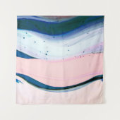 Acrylfarbe, abstrakt. Schließen des Gemäldes. Wandteppich (Vorderseite)