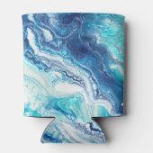 Acrylfarbe, abstrakte Farbtöne Dosenkühler (Rückseite)