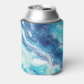 Acrylfarbe, abstrakte Farbtöne Dosenkühler (Kanne Rückseite)