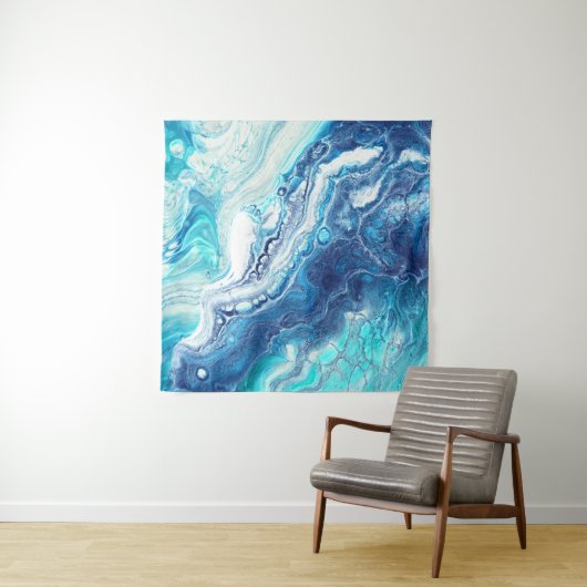 Acrylfarbe, abstrakte Farbtöne Wandteppich (Beispiel (Horizontal))