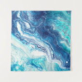 Acrylfarbe, abstrakte Farbtöne Wandteppich (Vorderseite)