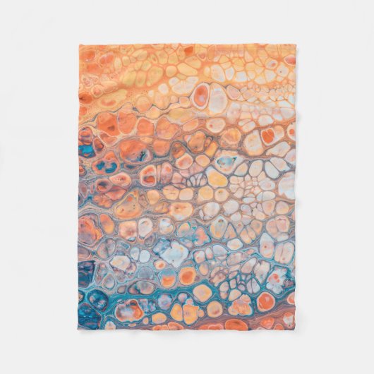 Acrylfarbe Fleecedecke (Vorderseite)