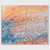 Acrylfarbe Geschenkpapier (Flach)