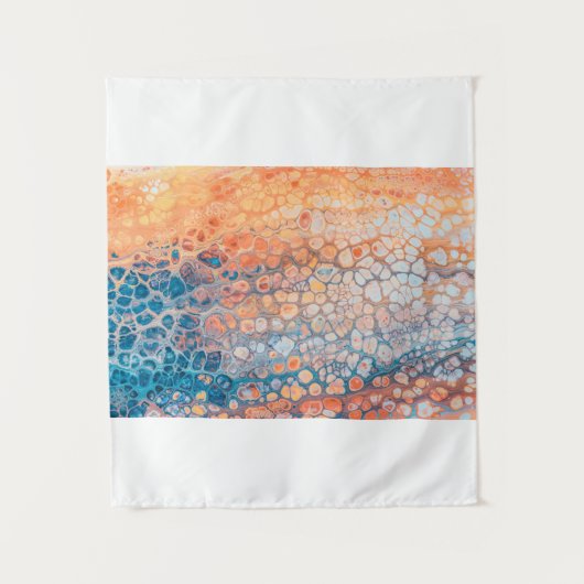 Acrylfarbe Wandteppich (Vorderseite)