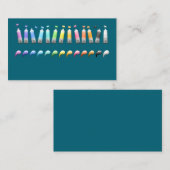 Acrylfarben mit Paint Business Card Visitenkarte (Vorne/Hinten)