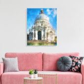 Acrylglas-Gebäude Leinwanddruck (Insitu (Wohnzimmer))