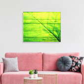 Acrylgrünes Leaf aus Holz Leinwanddruck (Insitu (Wohnzimmer))