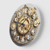 Acrylic Clock Faux Gear Works Große Wanduhr (Winkel)