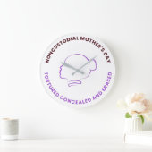 Acrylic Clock Noncustodial Mother's Day Große Wanduhr (Zuhause)