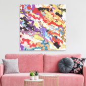 Acrylic contemporary Painting  Leinwanddruck (Insitu (Wohnzimmer))