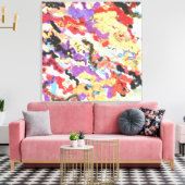 Acrylic Contemporary Painting  Leinwanddruck (Insitu (Wohnzimmer))
