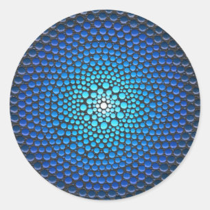 Acrylic Dot Mandala Runder Aufkleber