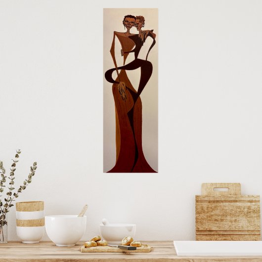 acrylic drawing  poster (Küche)