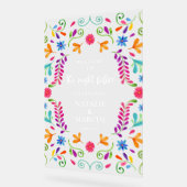 Acrylic Fiesta Die Nacht vor der Hochzeit unterzei Acrylschild (Winkel)