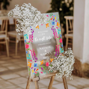 Acrylic Fiesta Die Nacht vor der Hochzeit unterzei Acrylschild
