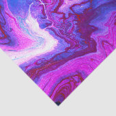 Acrylic Fluid Pour Lila Marmordesigns Seidenpapier (Ausschnitt)