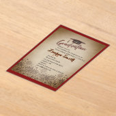 Acrylic Graduation Party Invitation Acryleinladungen (Ablage )