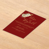 Acrylic Invitation Acryleinladungen (Ablage )