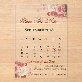 Acrylic Invitation save the date  Acryleinladungen