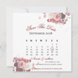 Acrylic Invitation save the date  Einladung