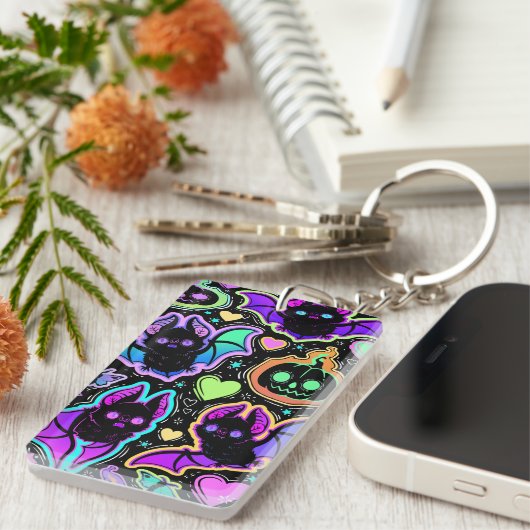 Acrylic Keychain "Bats" Schlüsselanhänger (Vorderseite rechts)