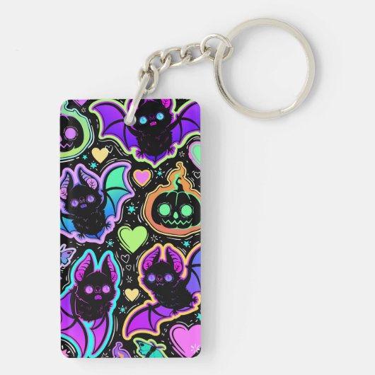 Acrylic Keychain "Bats" Schlüsselanhänger (Rückseite)