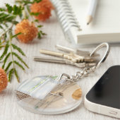 Acrylic Keychain Curtain in the Wind Schlüsselanhänger (Vorderseite rechts)