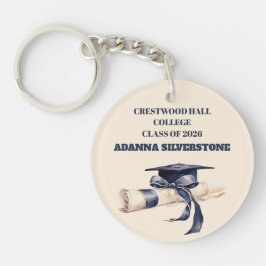 Acrylic Keychain-Editable Grad Keepsake Gift Schlüsselanhänger