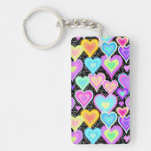 Acrylic Keychain "Hearts" Schlüsselanhänger (Vorderseite)