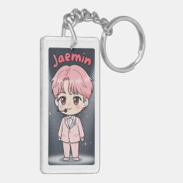 Acrylic Keychain Jaemin Pink Hair Edition Schlüsselanhänger