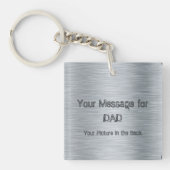 Acrylic Keychain, Metallic Design For DAD Keychain Schlüsselanhänger (Vorderseite)