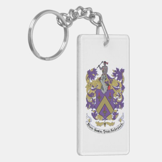Acrylic Keychain, Rectangle (double-sided) Schlüsselanhänger (Vorderseite links)