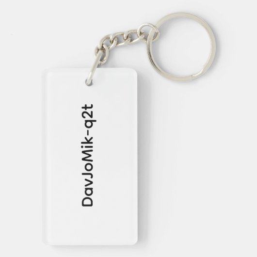 Acrylic Keychain Schlüsselanhänger (Rückseite)