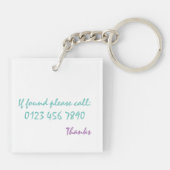 Acrylic Keyring - Französisch Scooter Life ist ein Schlüsselanhänger (Rückseite)