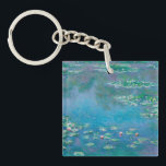 ACRYLIC KEYRING: "WASSERLILIEN" NACH MONET SCHLÜSSELANHÄNGER<br><div class="desc">"WASSERLILIEN" VON CLAUDE MONET</div>