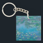 ACRYLIC KEYRING: "WASSERLILIEN" NACH MONET SCHLÜSSELANHÄNGER<br><div class="desc">"WASSERLILIEN" VON CLAUDE MONET</div>