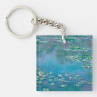 ACRYLIC KEYRING: "WASSERLILIEN" NACH MONET