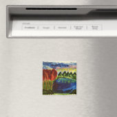 Acrylic landscape magnet (In Situ (Geschirrspüler))