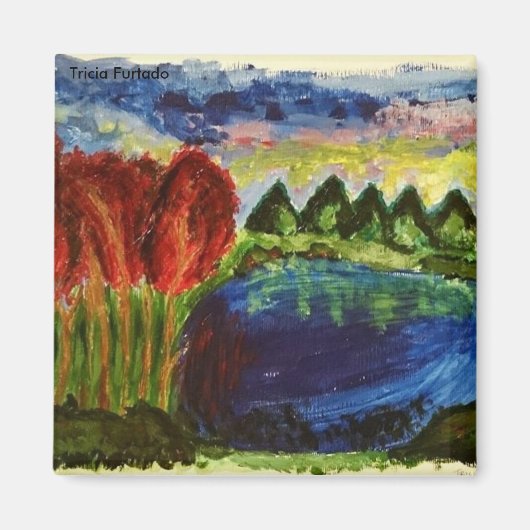 Acrylic landscape magnet (Vorne)
