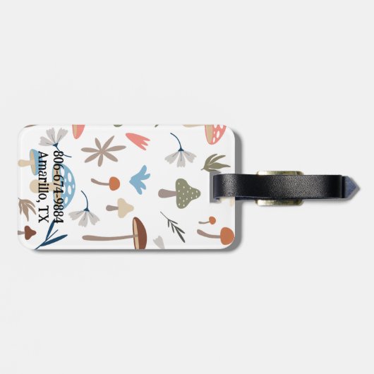 Acrylic Luggage Tag Gepäckanhänger (Rückseite horizontal)