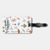 Acrylic Luggage Tag Gepäckanhänger (Rückseite horizontal)