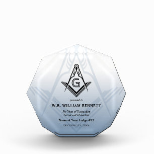 Acrylic Masonic Awards Freemason Plaques Fotoblock