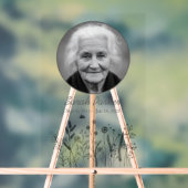 Acrylic Memorial Welcome Sign with Photo Acrylschild (Neutral)