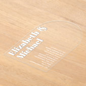 Acrylic Modern Minimalistisch einfach, fett Schlic Acryleinladungen (Ablage )