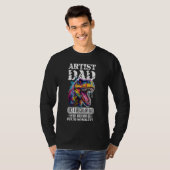 Acrylic Paint Pouring Design für Fluid Art Painter T-Shirt (Vorne ganz)