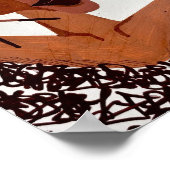 acrylic portrait poster (Ecke)