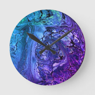 Acrylic Pour #24 Uhr