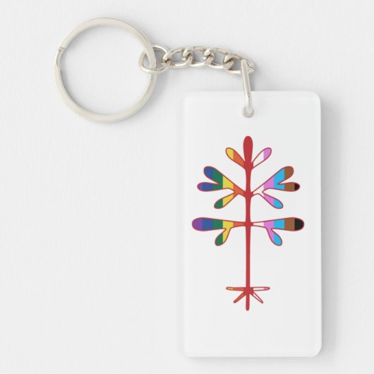 Acrylic Pride Sapling Schlüsselanhänger (Vorderseite)