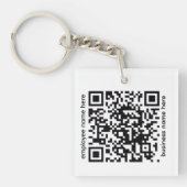 Acrylic QR Code Keychain Schlüsselanhänger (Vorderseite)