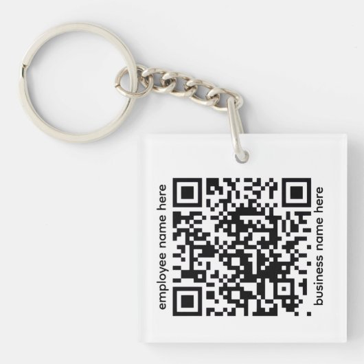 Acrylic QR Code Keychain Schlüsselanhänger (Vorderseite)